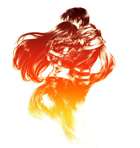 katarina and garen (final fantasy and 2 more) drawn by shinaa_(maddynshinaa)