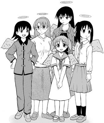 kasuga ayumu, mihama chiyo, sakaki, takino tomo, mizuhara koyomi, and 5 more (azumanga daioh and 1 more)