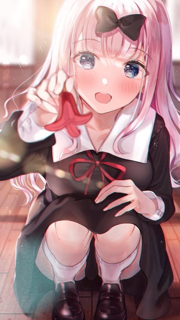 fujiwara chika (kaguya-sama wa kokurasetai ~tensai-tachi no renai zunousen~) drawn by sakura_(39ra)