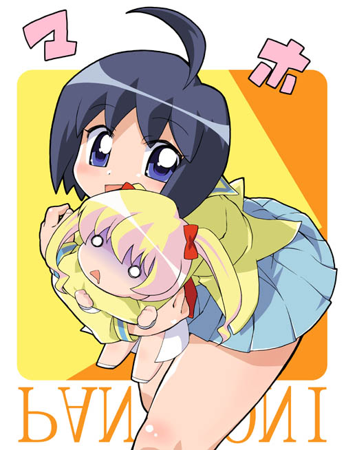 rebecca miyamoto and katagiri himeko (pani poni dash!) drawn by velfro