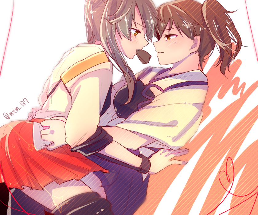 kaga and zuikaku (kantai collection) drawn by kouga_(mutsumi)