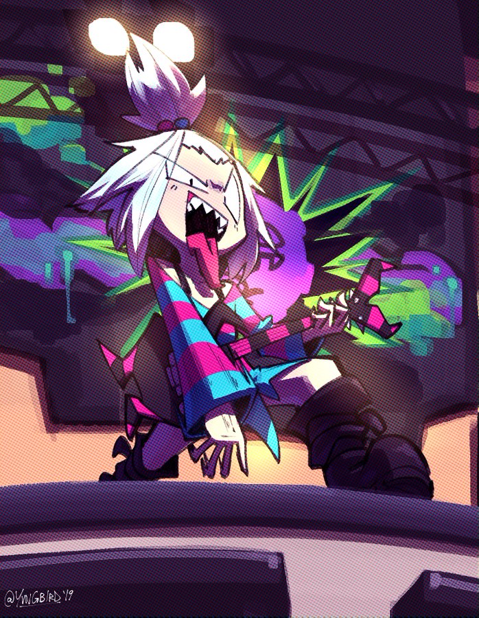 roxie (pokemon and 1 more) drawn by birdblitz