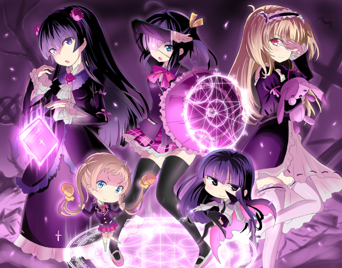 gokou ruri, takanashi rikka, hasegawa kobato, dekomori sanae, and tamai io (ore no imouto ga konna ni kawaii wake ga nai and 3 more) drawn by ishizu_kayu