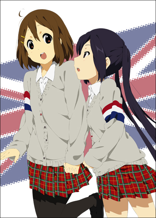 nakano azusa and hirasawa yui (k-on! and 1 more) drawn by mizuki_makoto
