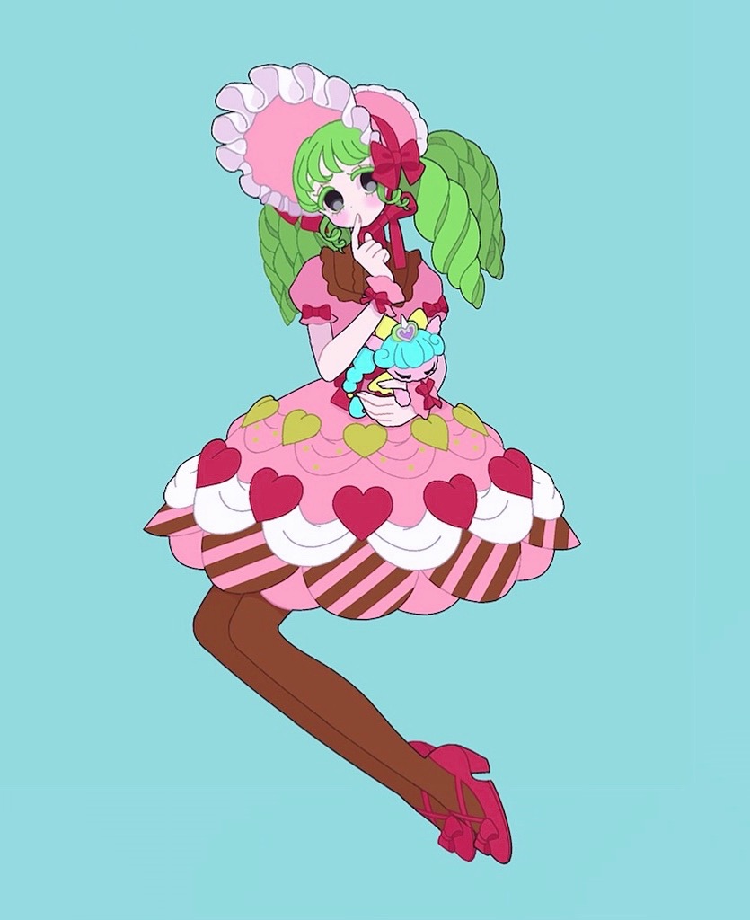 falulu and unicorn (pretty series and 1 more) drawn by nyaasechan
