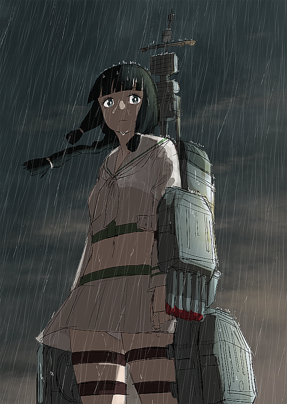 kitakami and kitakami kai ni (kantai collection) drawn by yue_(tada_no_saboten)