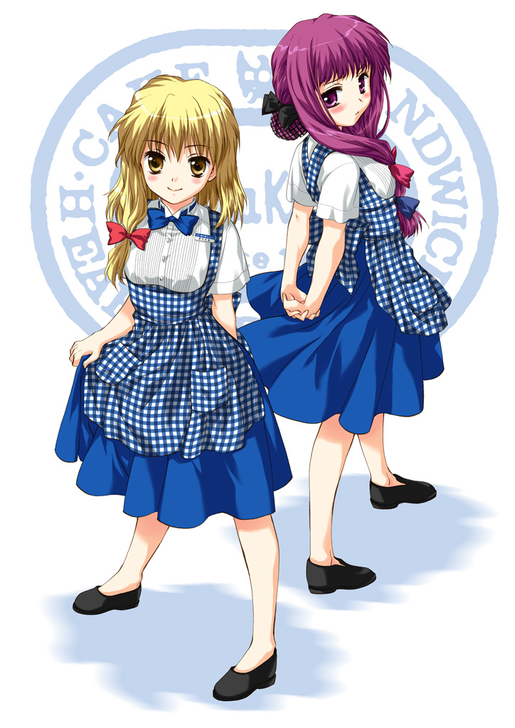 kirisame marisa and patchouli knowledge (touhou) drawn by sato-pon