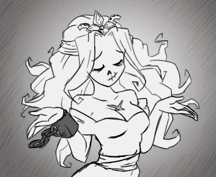 princess and the spectre (slay the princess) drawn by wwwjam