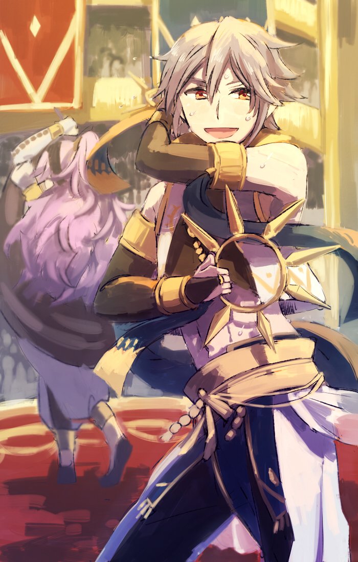 inigo and olivia (fire emblem and 2 more) drawn by merikomu_2