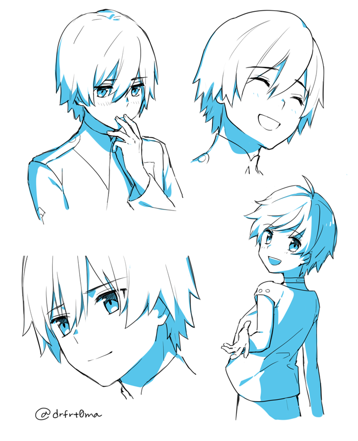 hiro (darling in the franxx) drawn by toma_(norishio)