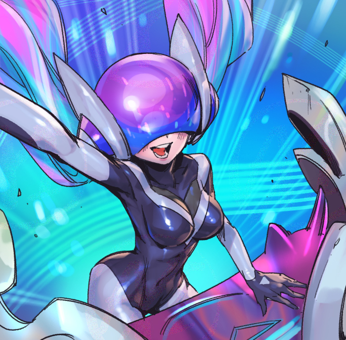 sona and dj sona (league of legends) drawn by phantom_ix_row