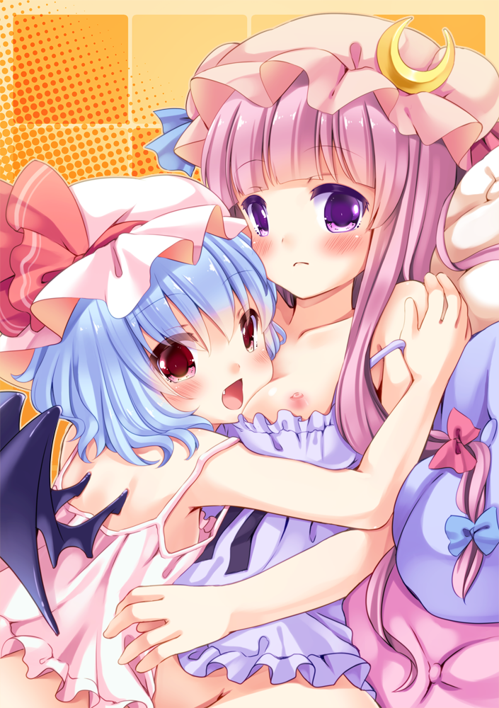 remilia scarlet and patchouli knowledge (touhou) drawn by irori