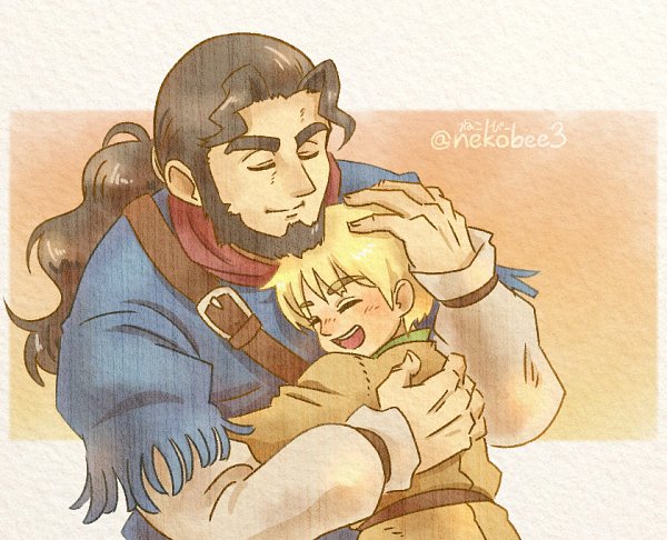 thorfinn and thors (vinland saga) drawn by nekobee3