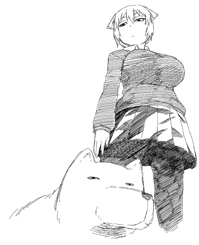 fuchibeppu chiyuri (original) drawn by tsukudani_(coke-buta)