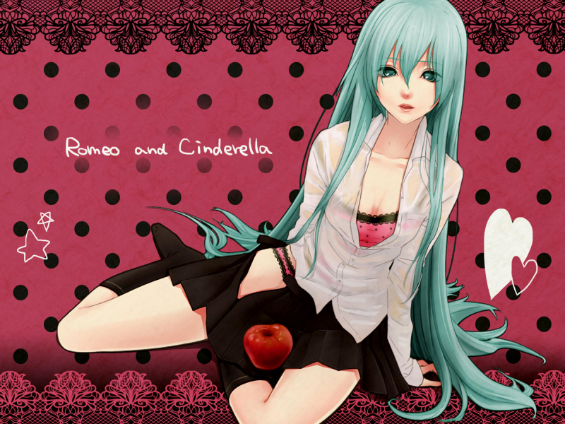 hatsune miku (vocaloid and 1 more) drawn by rino_(okota)