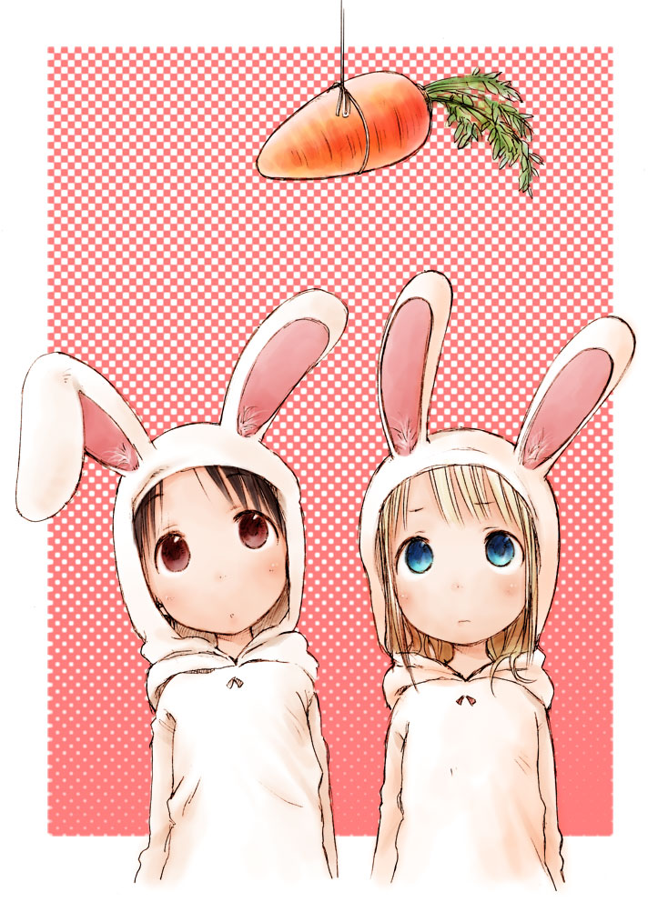 itou chika and ana coppola (ichigo mashimaro) drawn by barasui