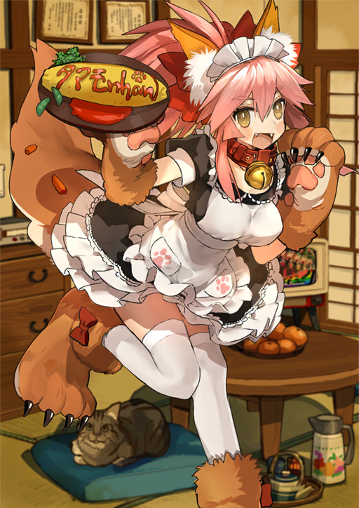 tamamo and tamamo cat (fate and 1 more) drawn by wada_arco