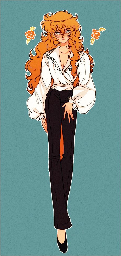 oscar francois de jarjayes (versailles no bara) drawn by pikurusu