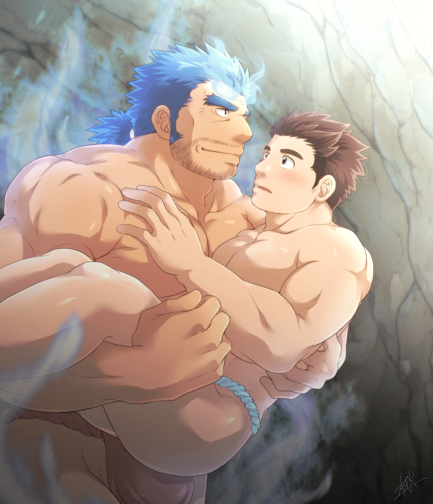protagonist and jormungandr (shoukan yuusha to f-kei kareshi) drawn by sunfight0201