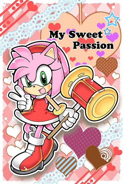 amy rose (sonic and 1 more) drawn by kusunoki_cherry