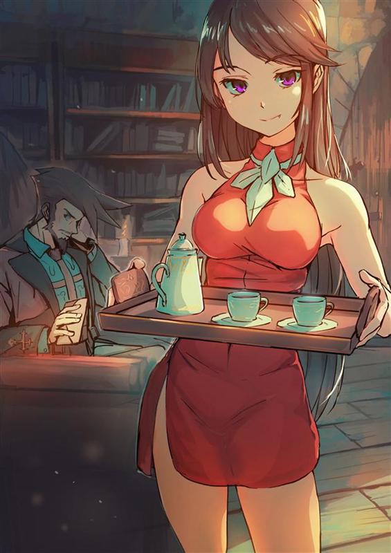 slayer and sharon (guilty gear and 1 more) drawn by yoshitake