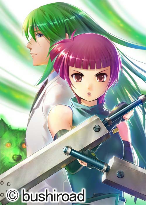 schach nouera, windenschaft, and verossa acous (lyrical nanoha and 2 more) drawn by momose_hisashi