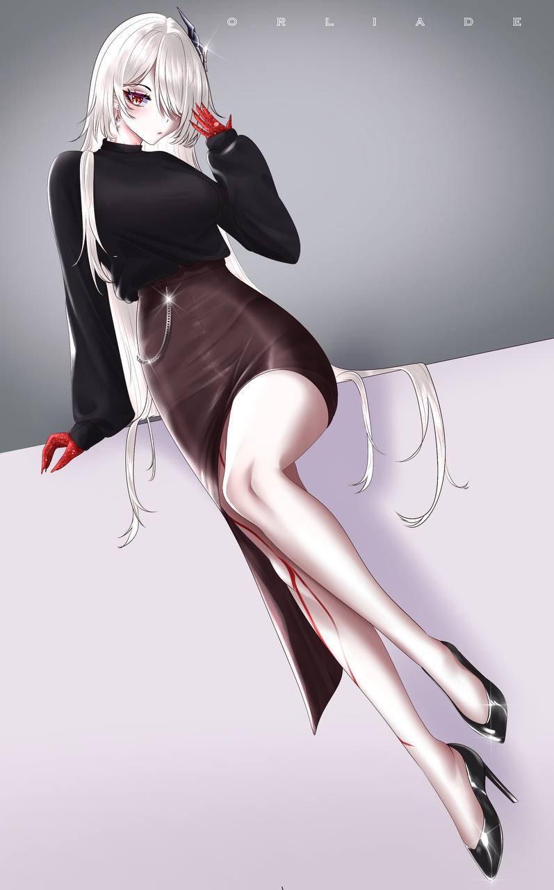 acheron (honkai and 1 more) drawn by orliade_meow