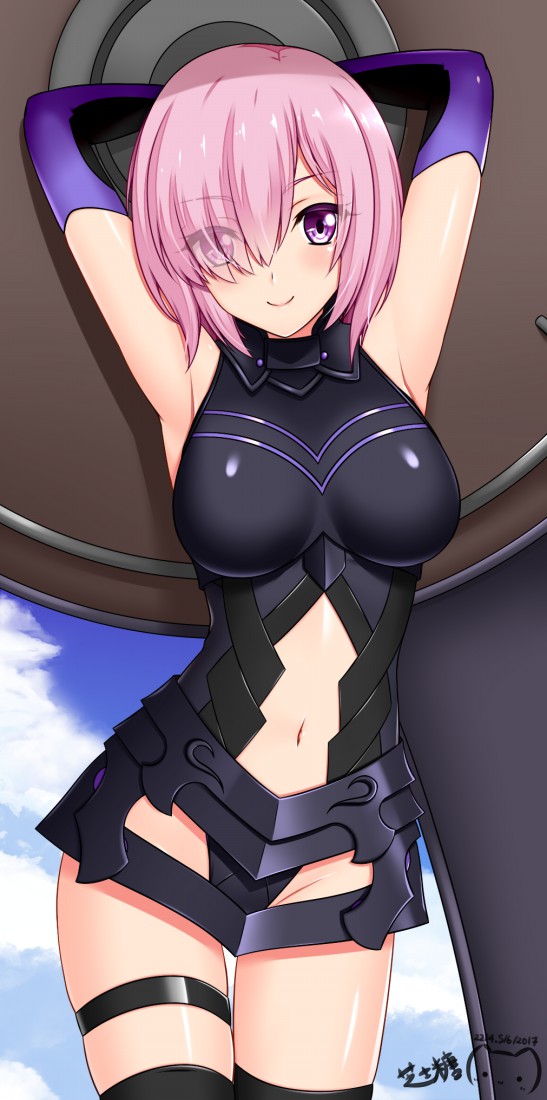 mash kyrielight (fate and 1 more) drawn by ppshex