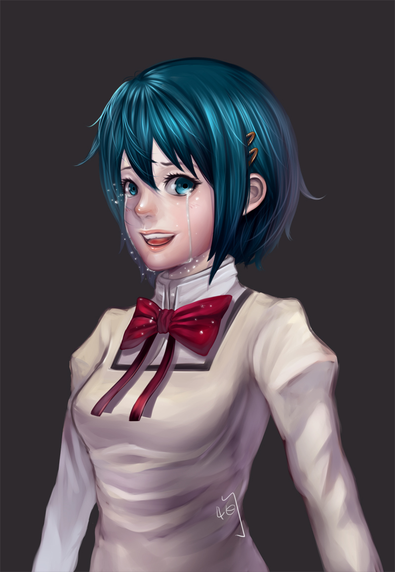 miki sayaka (mahou shoujo madoka magica) drawn by easonx