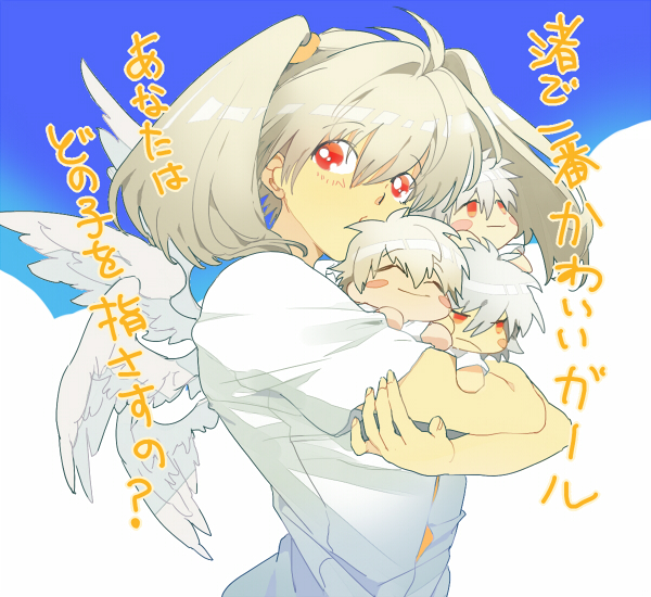 nagisa kaworu and tabris-xx (neon genesis evangelion and 2 more) drawn by tapiet