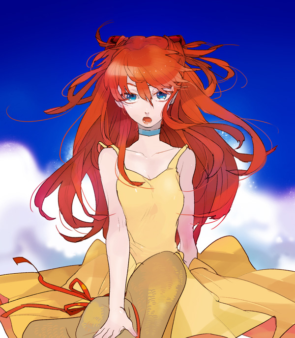 souryuu asuka langley (neon genesis evangelion and 1 more) drawn by maruco