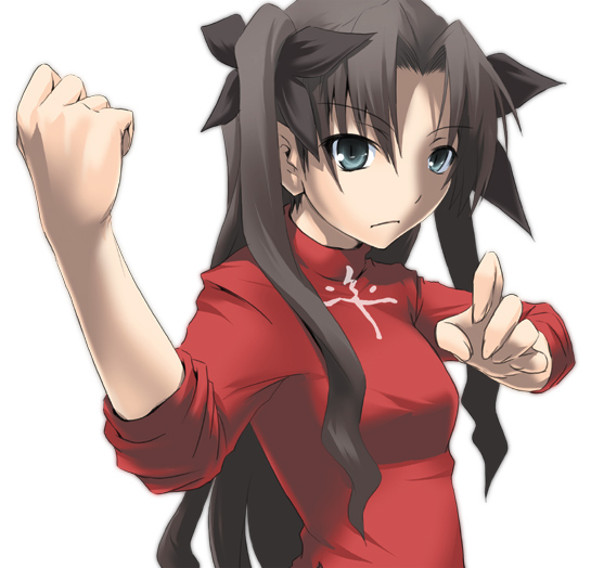tohsaka rin (fate and 1 more) drawn by nilitsu