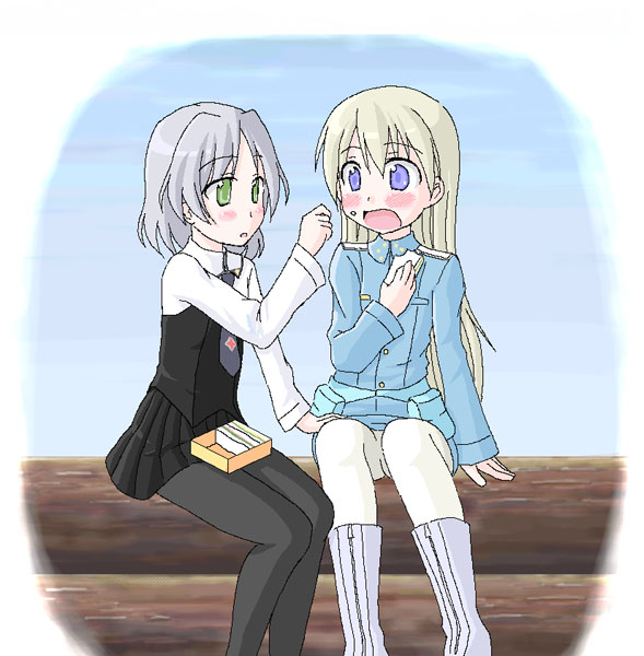 sanya v. litvyak and eila ilmatar juutilainen (world witches series and 1 more) drawn by youta_(asatsukidou)