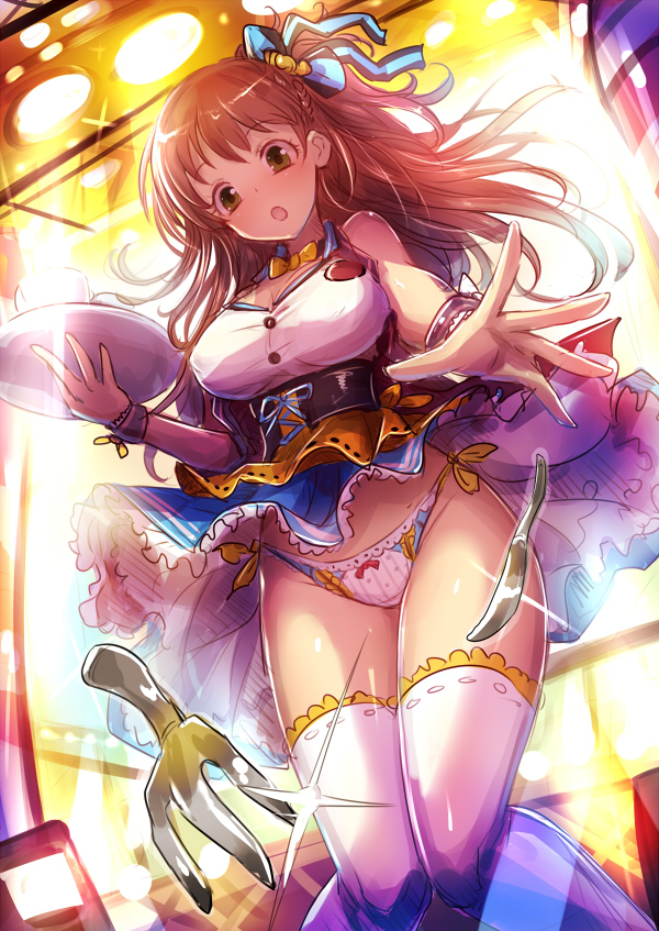 makihara shiho (idolmaster and 1 more) drawn by kara_(color)