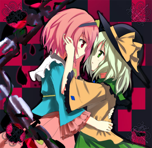 komeiji koishi and komeiji satori (touhou) drawn by gotyou
