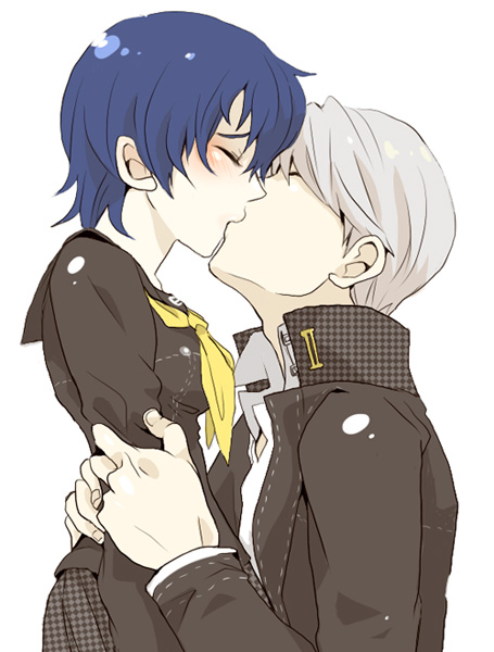 narukami yu and shirogane naoto (persona and 1 more) drawn by tihori-t