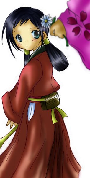 takane hibiki and amano hyou (bakumatsu rouman and 1 more) drawn by hizuki_rai