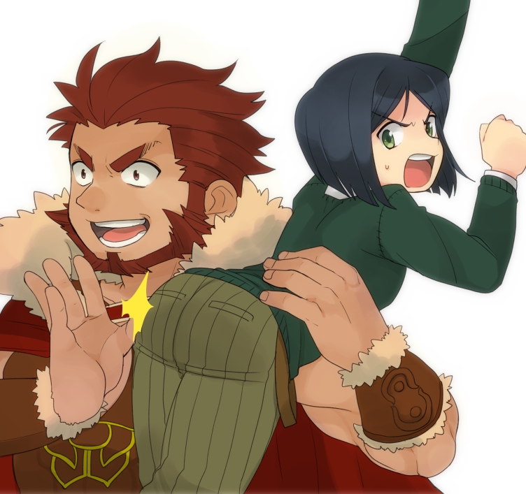 iskandar and waver velvet (fate and 1 more) drawn by shitappa