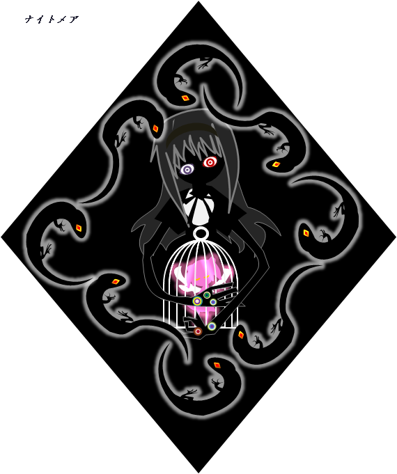 akemi homura, kaname madoka, and ultimate madoka (mahou shoujo madoka magica and 1 more) drawn by pellucidtail