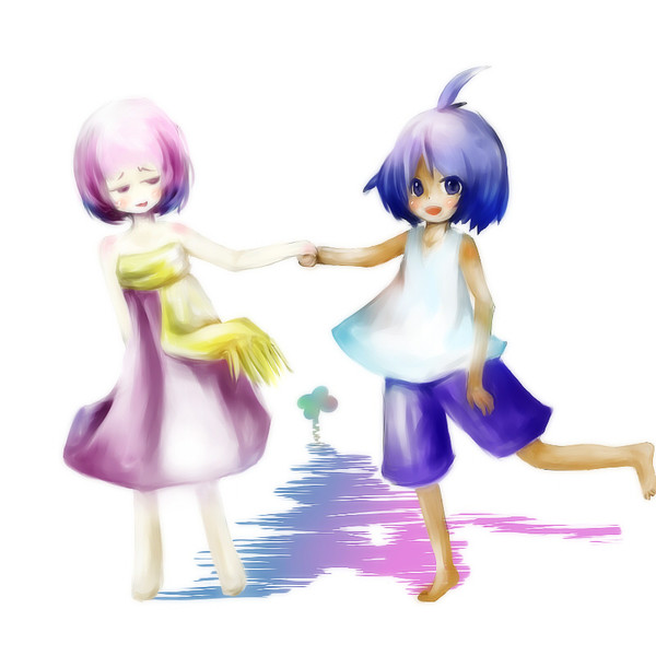 guu and hare (jungle wa itsumo hare nochi guu) drawn by risunoshippo