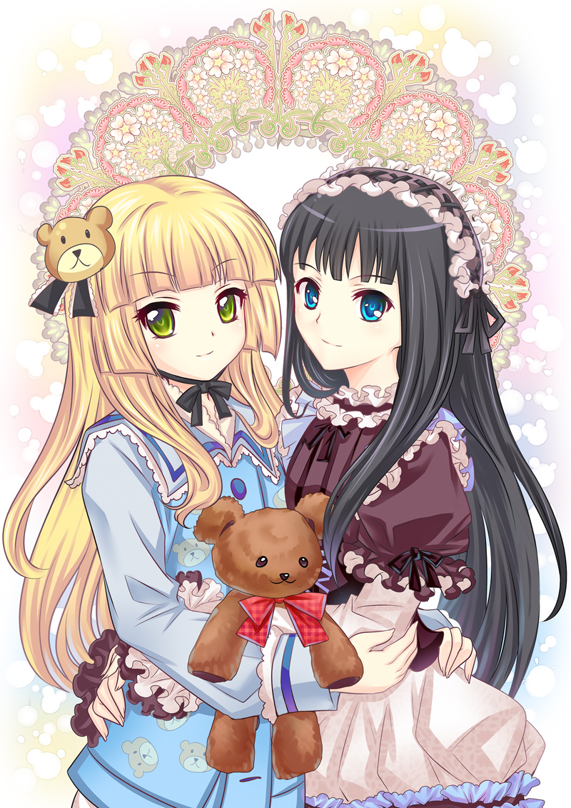 victorica de blois and shionji yuuko (gosick and 1 more) drawn by riyun_(halodark)