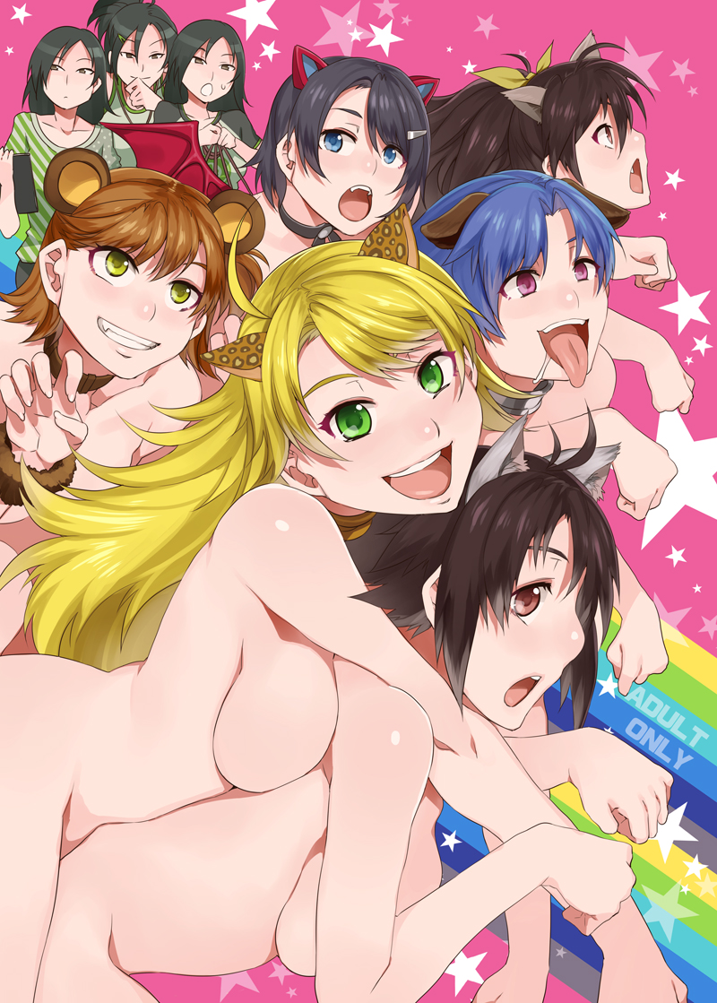 hoshii miki, kisaragi chihaya, kikuchi makoto, ganaha hibiki, futami mami, and 5 more (idolmaster and 2 more) drawn by mizuryu_kei