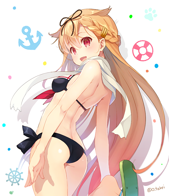yuudachi and yuudachi kai ni (kantai collection) drawn by takei_ooki