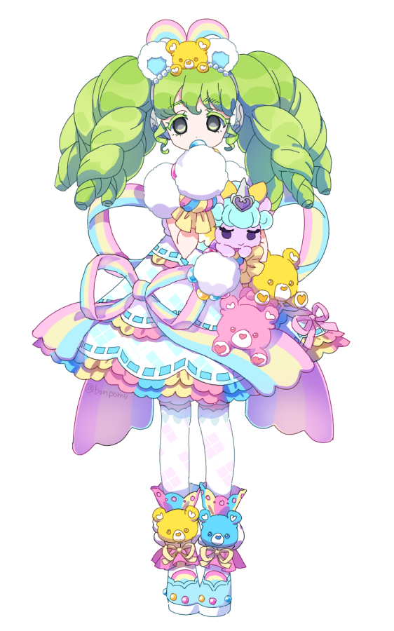 falulu, amauri miruki, and unicorn (pretty series and 2 more) drawn by yadehi