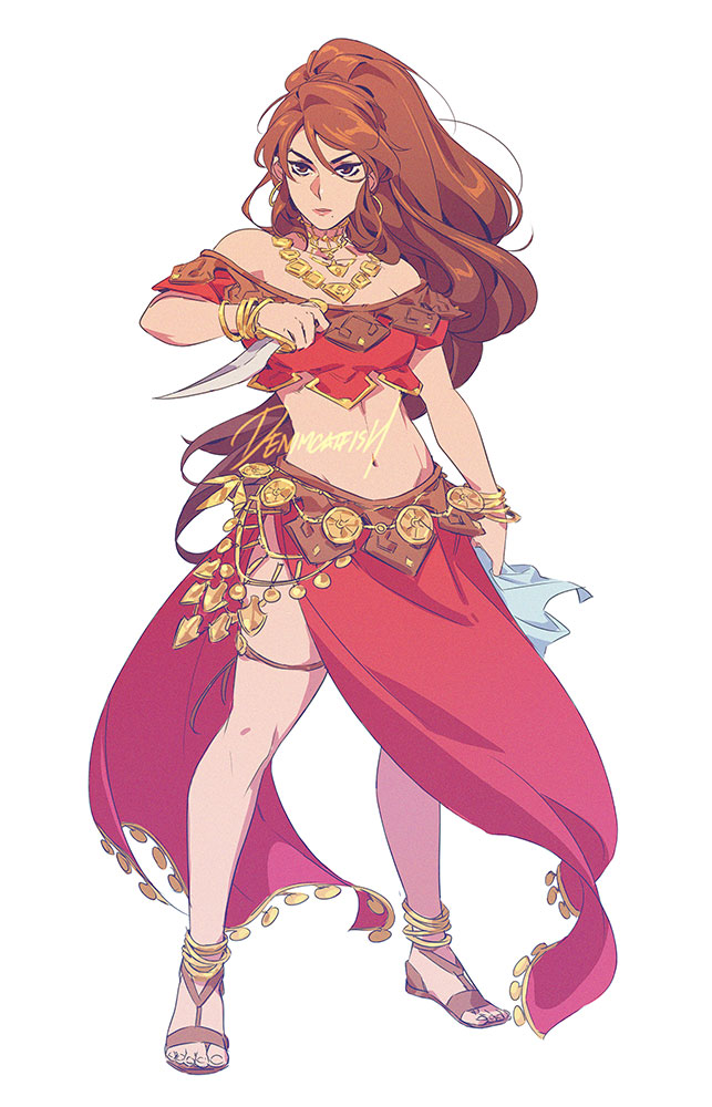 primrose azelhart (octopath traveler and 1 more) drawn by denimcatfish