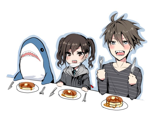 sunazuka akira and akuno hideo (idolmaster and 2 more) drawn by ryosesanzui