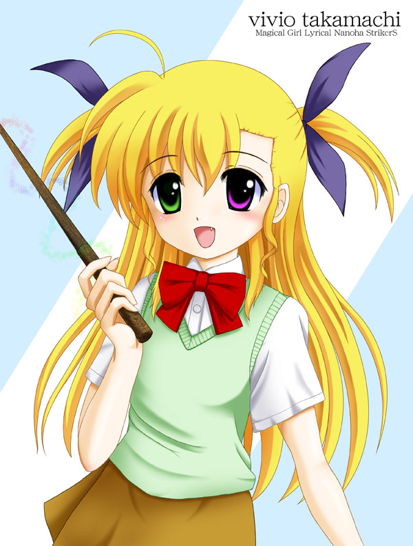 vivio (lyrical nanoha and 1 more) drawn by flipper