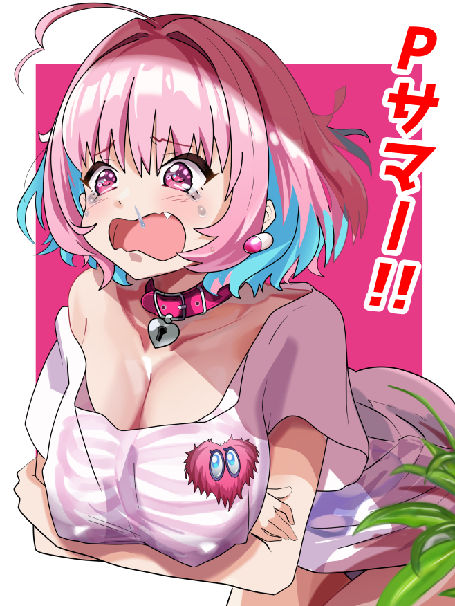 yumemi riamu (idolmaster and 1 more) drawn by mitche