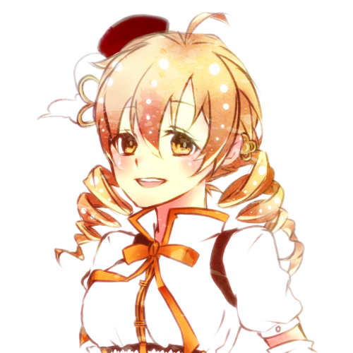 tomoe mami (mahou shoujo madoka magica) drawn by xxshuroxx