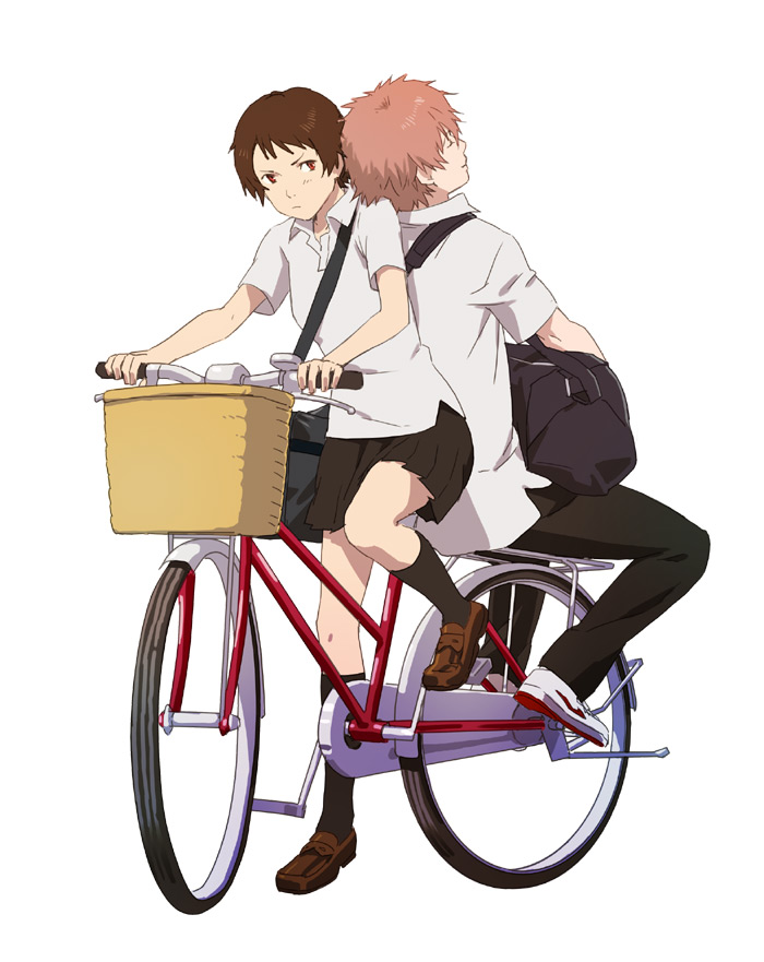 konno makoto and mamiya chiaki (toki wo kakeru shoujo) drawn by habuki
